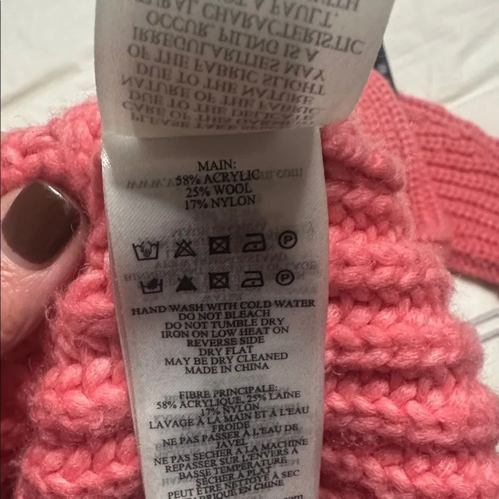 Victoria Beckham Pink Crew Neck Sweater